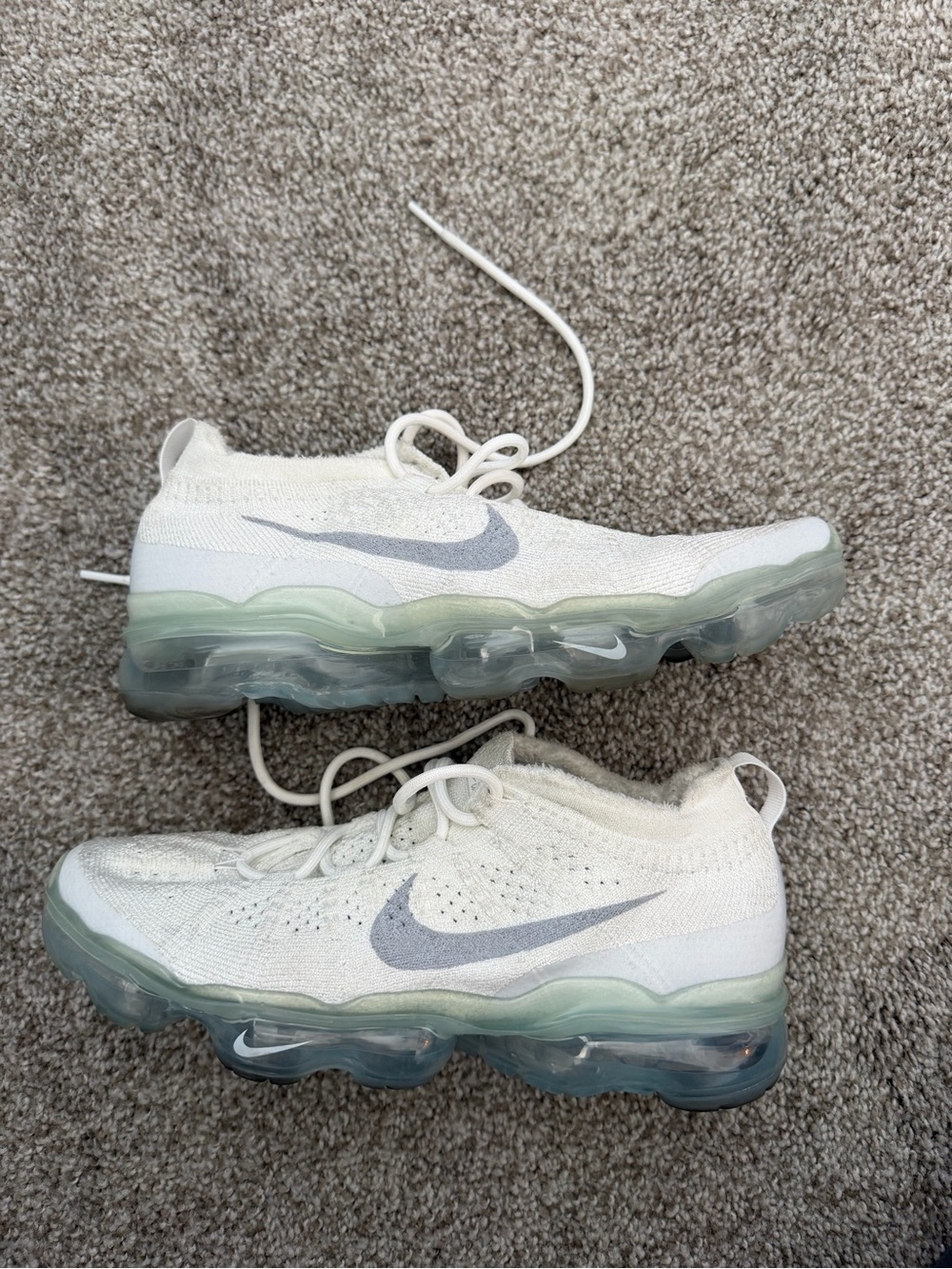 Nike Air VaporMax 2023 Flyknit White Pure Platinum Women’s 8.5